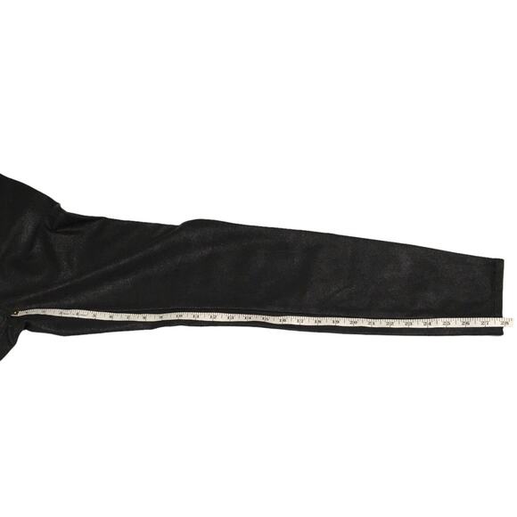 BlankNYC Leggings Happy Hour Black Texture Faux Leather Pull On Pants Women's 27 - Picture 7 of 16